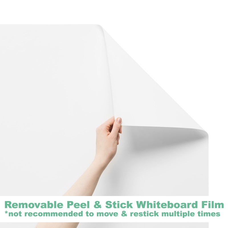 Think Board White Dry Erase Whiteboard 2'x4' â€“ Self-Adhesive Reusable Writing Surface for Wall, Desk, or Fridge â€“ Peel & Stick Removable Message Board for Home, Office & School - Image 3